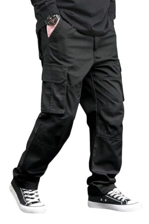Cargo for Men | Cotton Cargo Pant | Drawstring Waist Pant (Also Available in Plus Sizes) (46-49)
