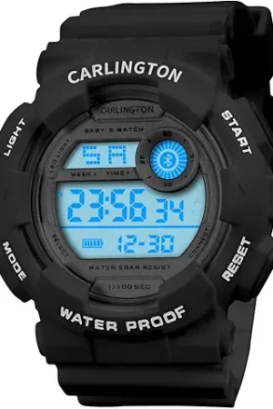 V2A Digital Kids Sports Watch with 7 Color Backlight Alarm Stopwatch for Boys and Girls